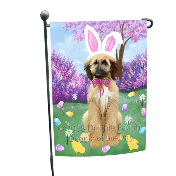 Easter Holiday Afghan Hound Dog Garden Flag GFLG57515