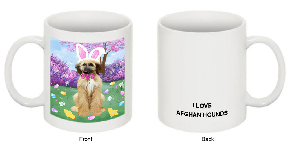 Easter Holiday Afghan Hound Dog Coffee Mug MUG52255
