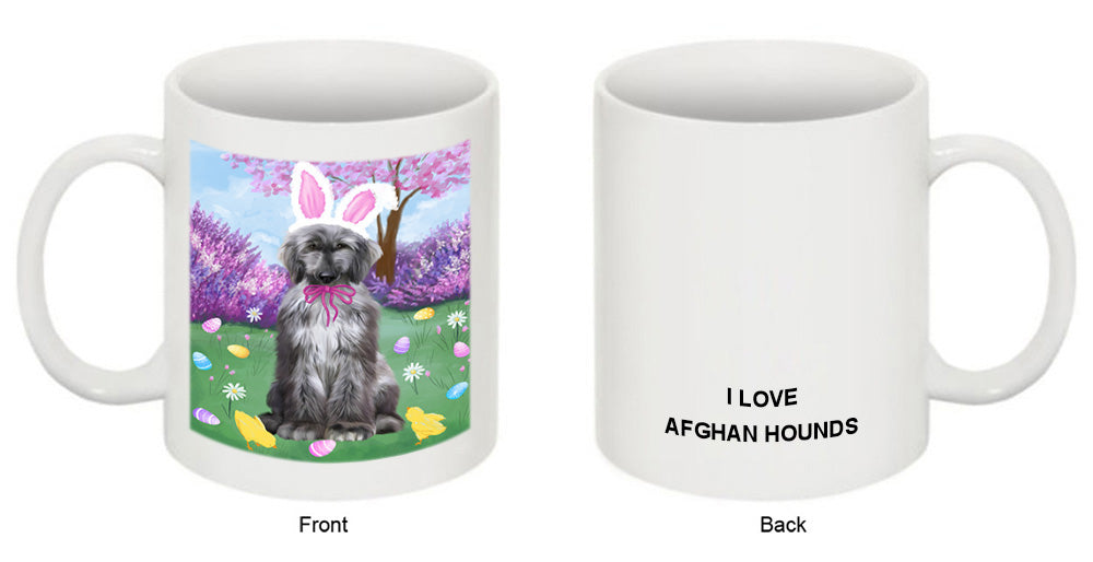 Easter Holiday Afghan Hound Dog Coffee Mug MUG52256