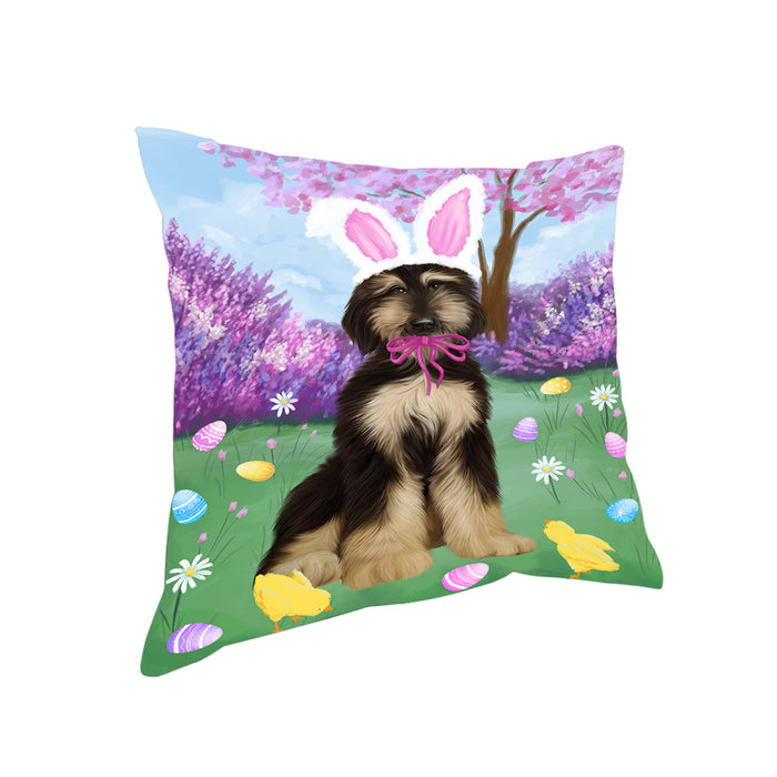 Easter Holiday Afghan Hound Dog Pillow PIL81848