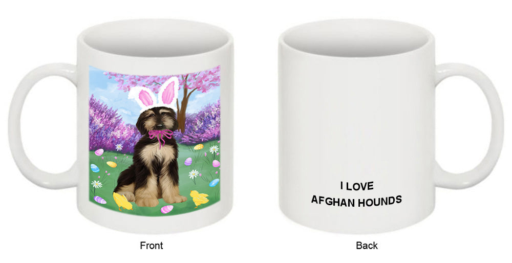 Easter Holiday Afghan Hound Dog Coffee Mug MUG52257