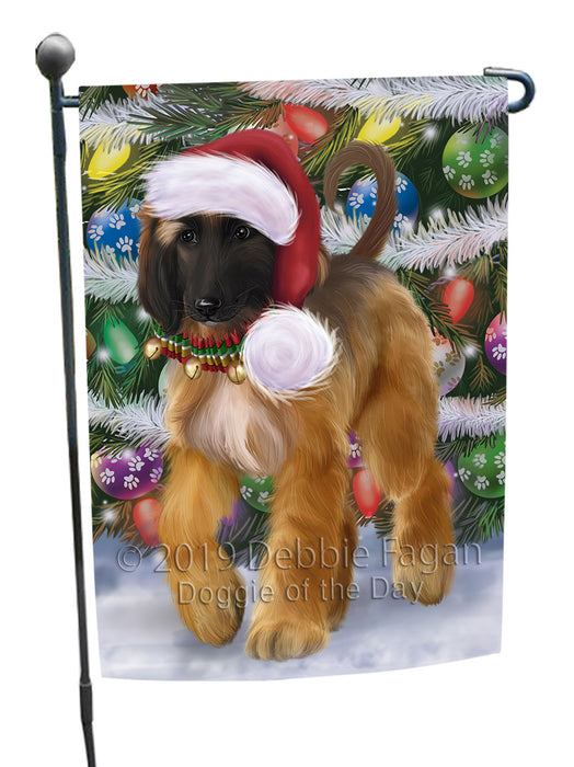 Chistmas Trotting in the Snow Afghan Hound Dog Garden Flags Outdoor Decor for Homes and Gardens Double Sided Garden Yard Spring Decorative Vertical Home Flags Garden Porch Lawn Flag for Decorations GFLG68484