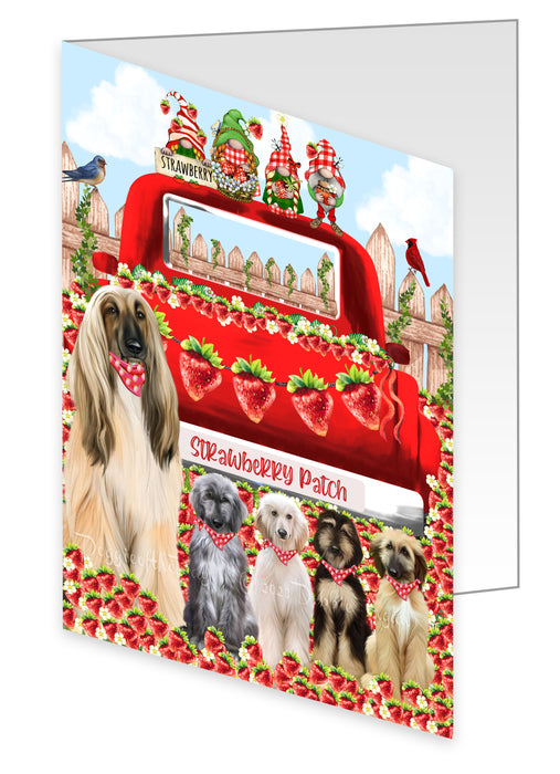 Afghan Hound Greeting Cards & Note Cards: Explore a Variety of Designs, Custom, Personalized, Halloween Invitation Card with Envelopes, Gifts for Dog Lovers