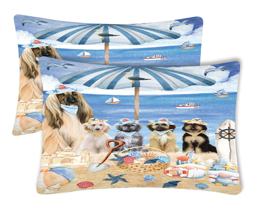 Afghan Hound Pillow Case, Soft and Breathable Pillowcases Set of 2, Explore a Variety of Designs, Personalized, Custom, Gift for Dog Lovers