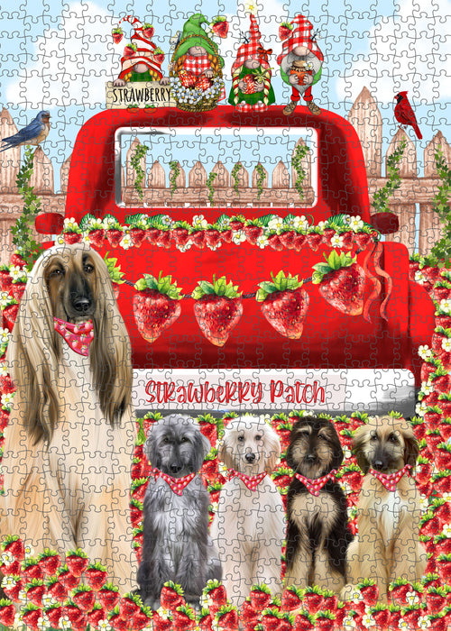 Afghan Hound Jigsaw Puzzle: Explore a Variety of Designs, Interlocking Puzzles Games for Adult, Custom, Personalized, Gift for Dog and Pet Lovers