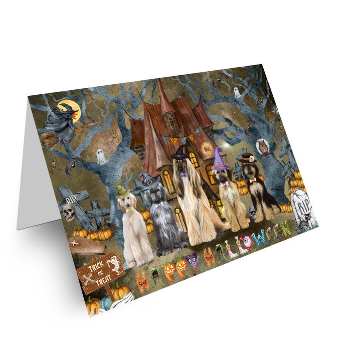 Afghan Hound Greeting Cards & Note Cards: Explore a Variety of Designs, Custom, Personalized, Halloween Invitation Card with Envelopes, Gifts for Dog Lovers