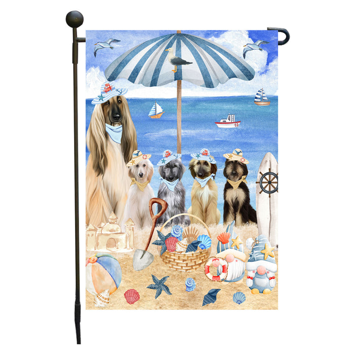 Afghan Hound Dogs Garden Flag, Double-Sided Outdoor Yard Garden Decoration, Explore a Variety of Designs, Custom, Weather Resistant, Personalized, Flags for Dog and Pet Lovers