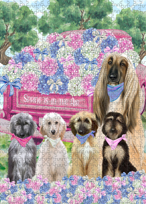Afghan Hound Jigsaw Puzzle, Interlocking Puzzles Games for Adult, Explore a Variety of Designs, Personalized, Custom,  Gift for Pet and Dog Lovers