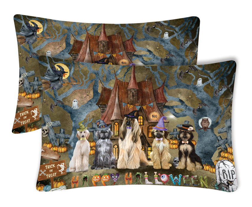 Afghan Hound Pillow Case with a Variety of Designs, Custom, Personalized, Super Soft Pillowcases Set of 2, Dog and Pet Lovers Gifts