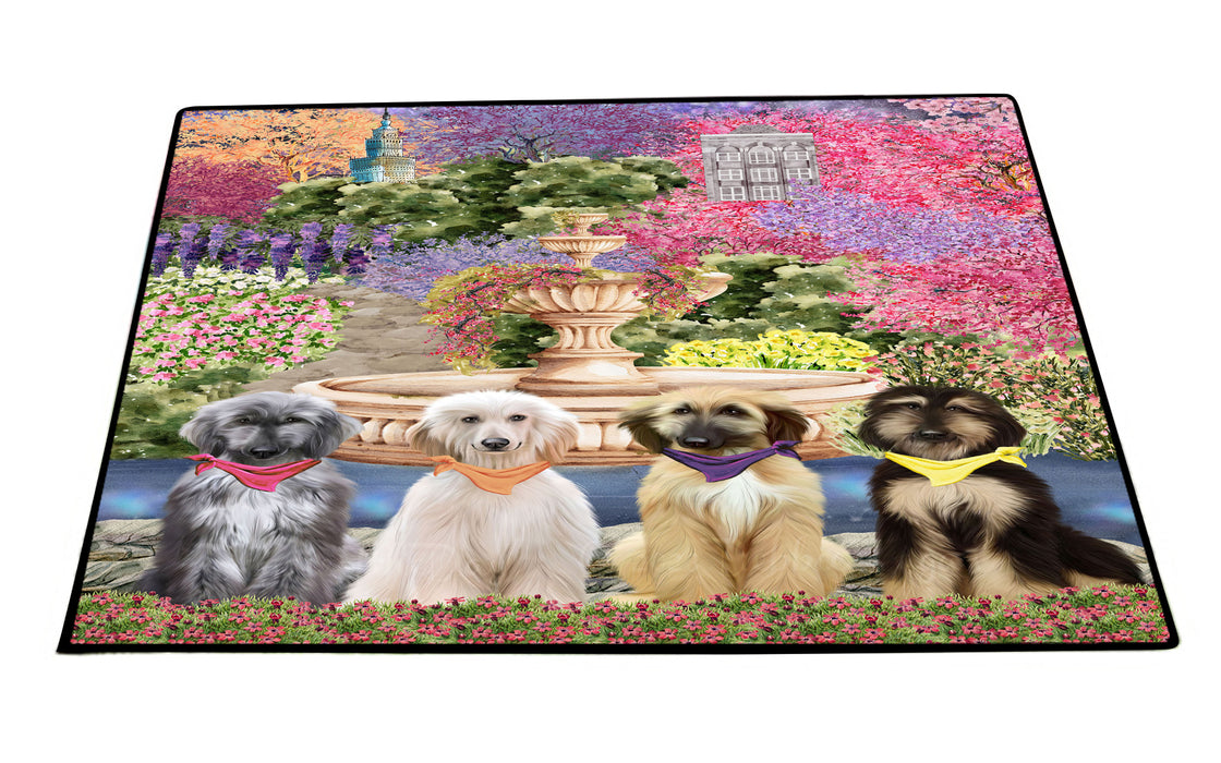 Afghan Hound Floor Mat, Explore a Variety of Custom Designs, Personalized, Non-Slip Door Mats for Indoor and Outdoor Entrance, Pet Gift for Dog Lovers
