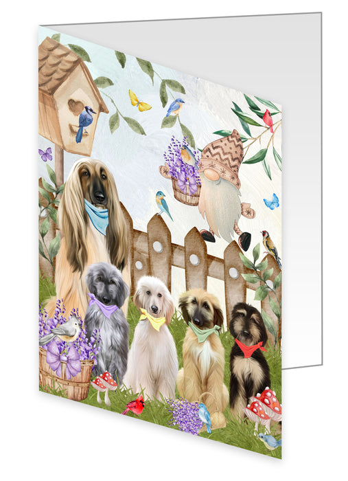 Afghan Hound Greeting Cards & Note Cards: Explore a Variety of Designs, Custom, Personalized, Halloween Invitation Card with Envelopes, Gifts for Dog Lovers