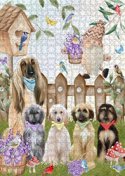 Afghan Hound Jigsaw Puzzle for Adult, Explore a Variety of Designs, Interlocking Puzzles Games, Custom and Personalized, Gift for Dog and Pet Lovers