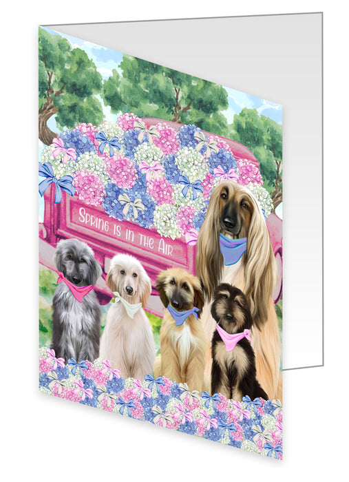 Afghan Hound Greeting Cards & Note Cards: Explore a Variety of Designs, Custom, Personalized, Halloween Invitation Card with Envelopes, Gifts for Dog Lovers