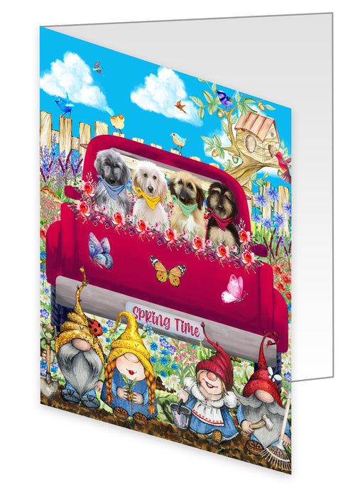 Afghan Hound Greeting Cards & Note Cards: Explore a Variety of Designs, Custom, Personalized, Halloween Invitation Card with Envelopes, Gifts for Dog Lovers