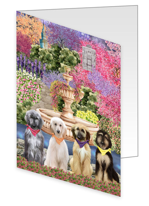Afghan Hound Greeting Cards & Note Cards: Explore a Variety of Designs, Custom, Personalized, Invitation Card with Envelopes, Gift for Dog and Pet Lovers