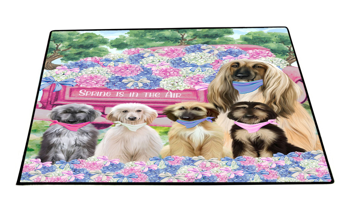 Afghan Hound Floor Mat: Explore a Variety of Designs, Anti-Slip Doormat for Indoor and Outdoor Welcome Mats, Personalized, Custom, Pet and Dog Lovers Gift