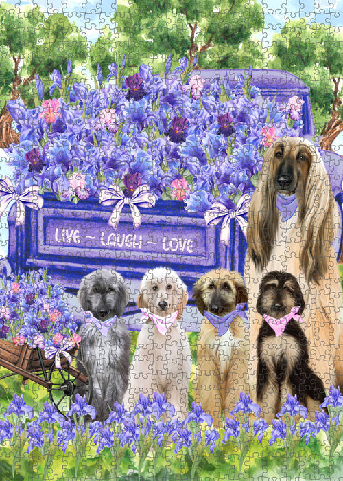 Afghan Hound Jigsaw Puzzle: Interlocking Puzzles Games for Adult, Explore a Variety of Custom Designs, Personalized, Pet and Dog Lovers Gift