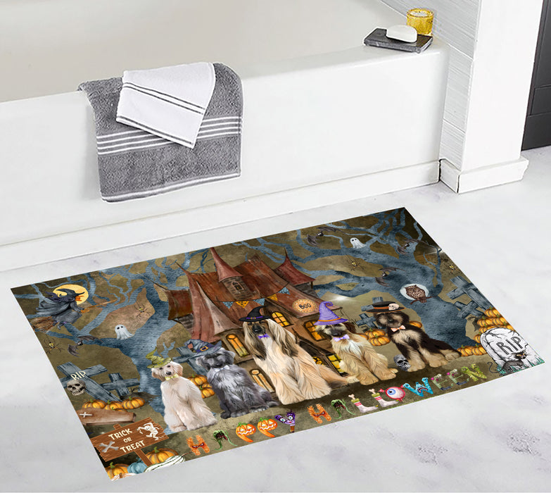 Afghan Hound Bath Mat: Non-Slip Bathroom Rug Mats, Custom, Explore a Variety of Designs, Personalized, Gift for Pet and Dog Lovers