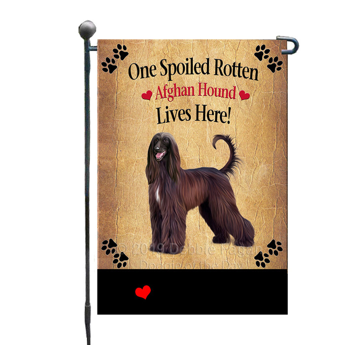 Personalized Spoiled Rotten Afghan Hound Dog GFLG-DOTD-A63063