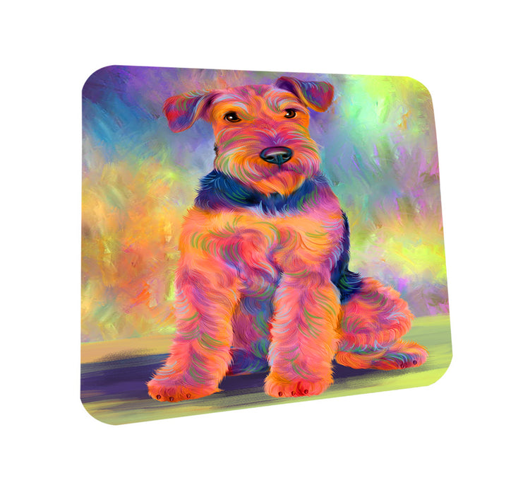Paradise Wave Airdale Terrier Dog Coasters Set of 4 CST56012