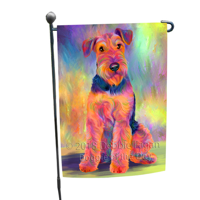 Paradise Wave Airedale Terrier Dog Garden Flag GFLG56602