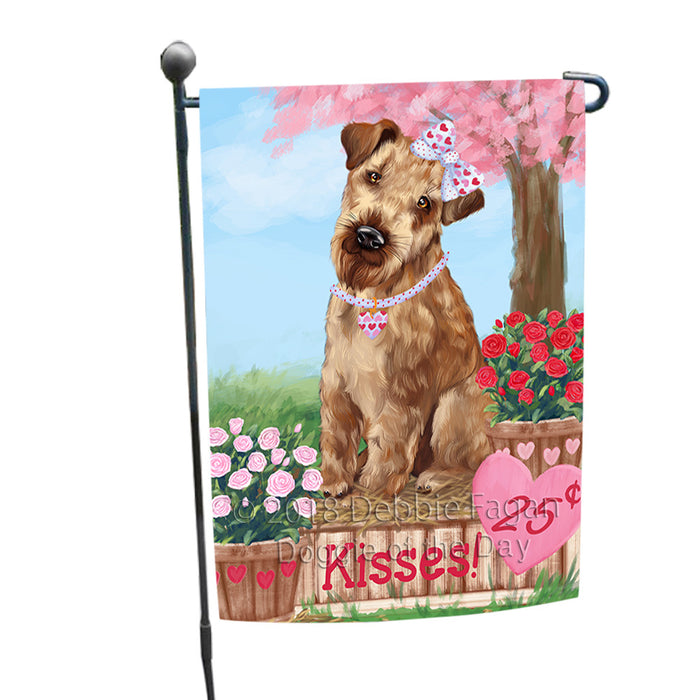 Rosie 25 Cent Kisses Airedale Terrier Dog Garden Flag GFLG56303
