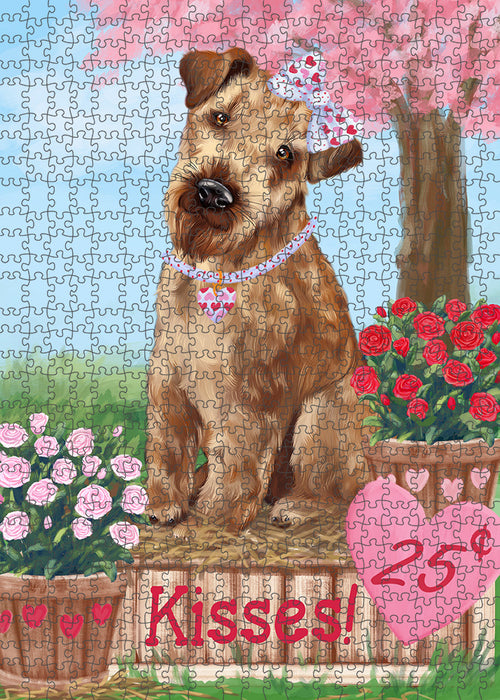Rosie 25 Cent Kisses Airedale Terrier Dog Puzzle with Photo Tin PUZL91224