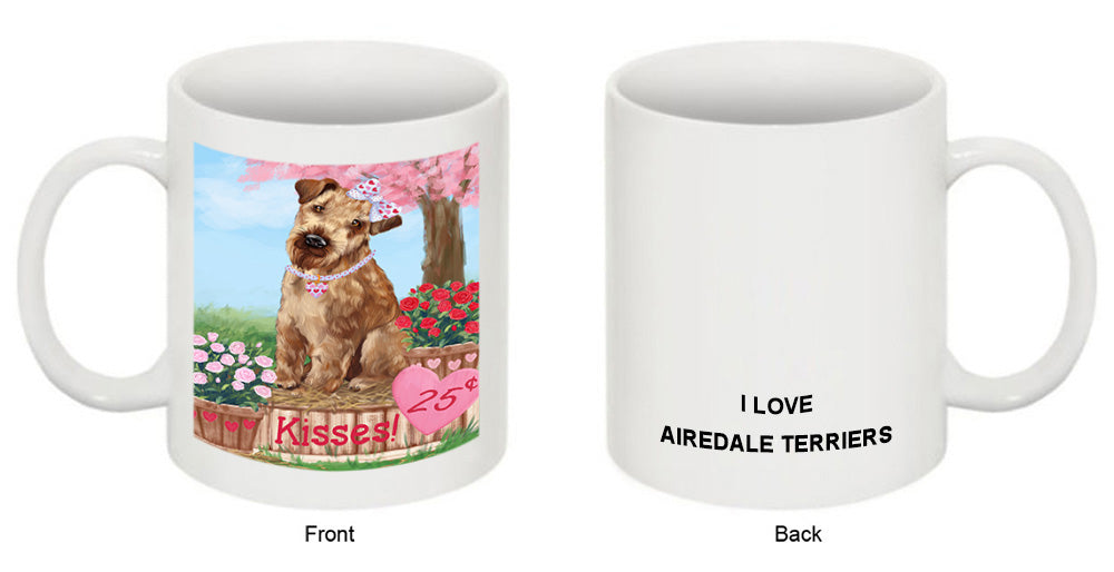 Rosie 25 Cent Kisses Airedale Terrier Dog Coffee Mug MUG51153