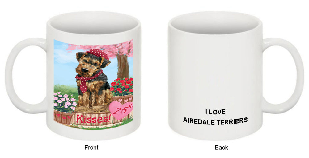 Rosie 25 Cent Kisses Airedale Terrier Dog Coffee Mug MUG51154
