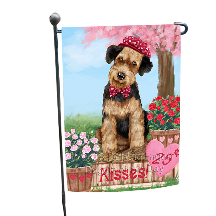 Rosie 25 Cent Kisses Airedale Terrier Dog Garden Flag GFLG56305