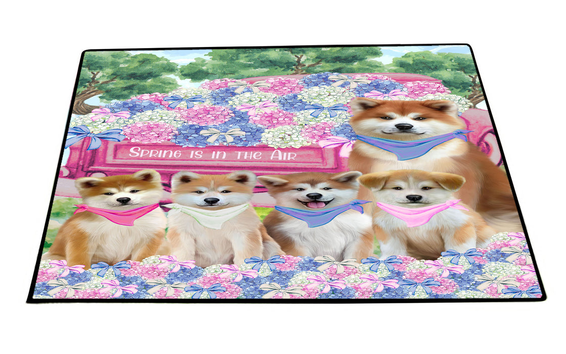 Akita Floor Mat: Explore a Variety of Designs, Anti-Slip Doormat for Indoor and Outdoor Welcome Mats, Personalized, Custom, Pet and Dog Lovers Gift