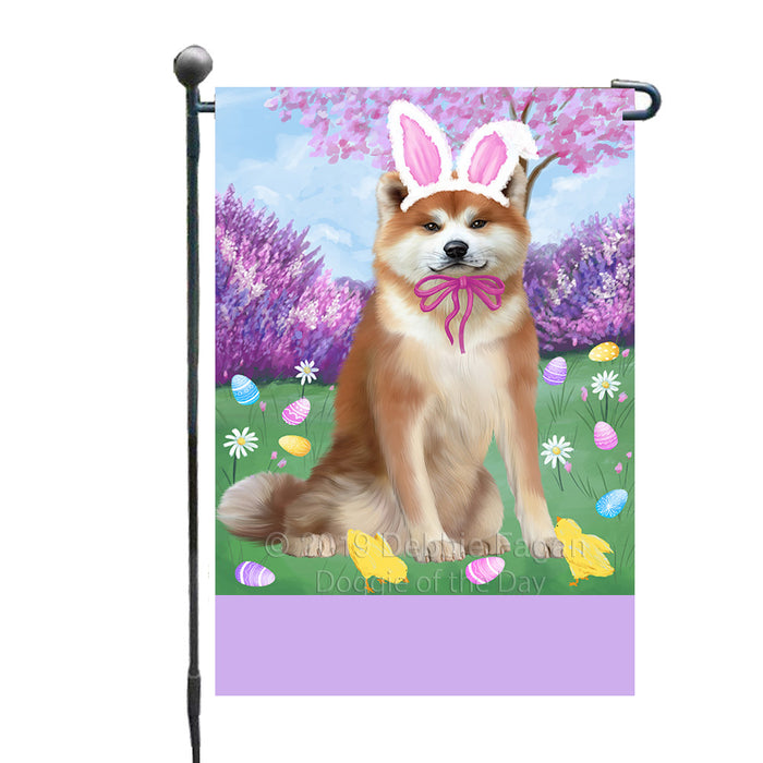Personalized Easter Holiday Akita Dog Custom Garden Flags GFLG-DOTD-A58703