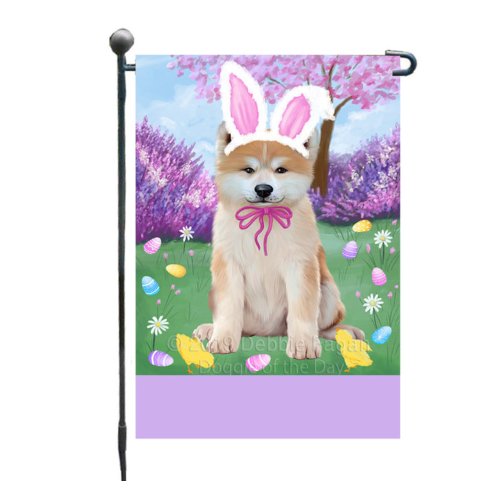 Personalized Easter Holiday Akita Dog Custom Garden Flags GFLG-DOTD-A58705
