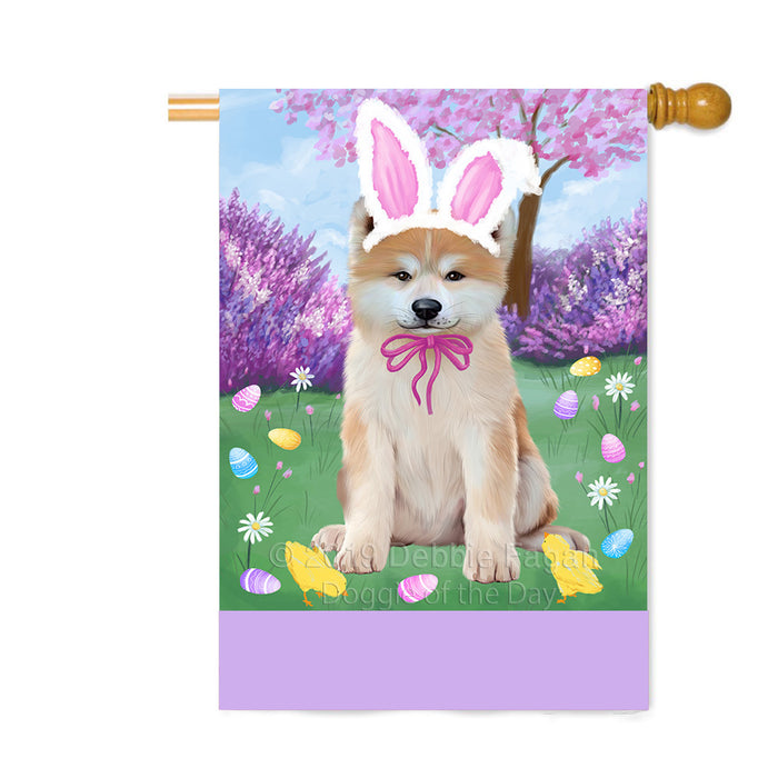 Personalized Easter Holiday Akita Dog Custom House Flag FLG-DOTD-A58761