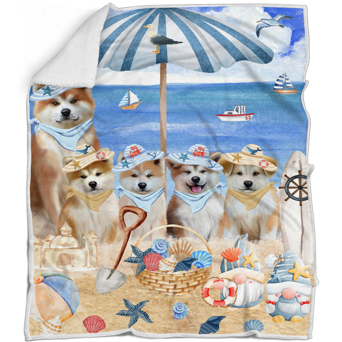 Akita Blanket: Explore a Variety of Designs, Personalized, Custom Bed Blankets, Cozy Sherpa, Fleece and Woven, Dog Gift for Pet Lovers