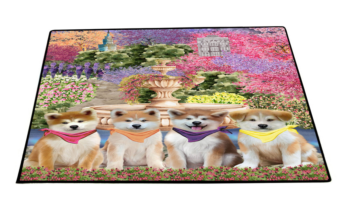 Akita Floor Mat: Explore a Variety of Designs, Anti-Slip Doormat for Indoor and Outdoor Welcome Mats, Personalized, Custom, Pet and Dog Lovers Gift