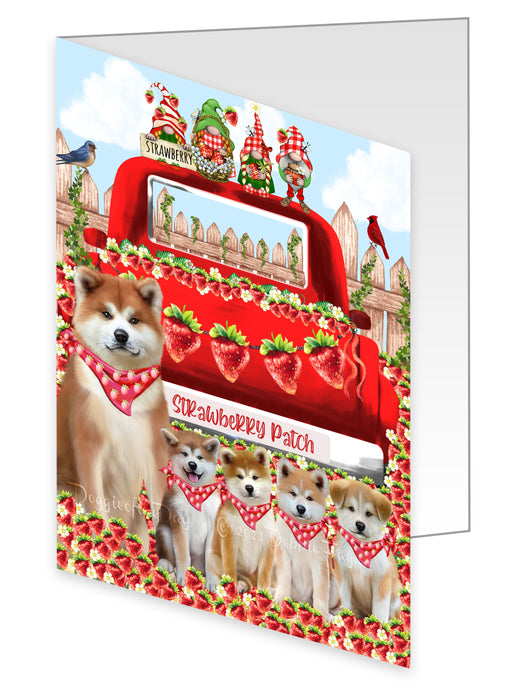 Akita Greeting Cards & Note Cards with Envelopes: Explore a Variety of Designs, Custom, Invitation Card Multi Pack, Personalized, Gift for Pet and Dog Lovers