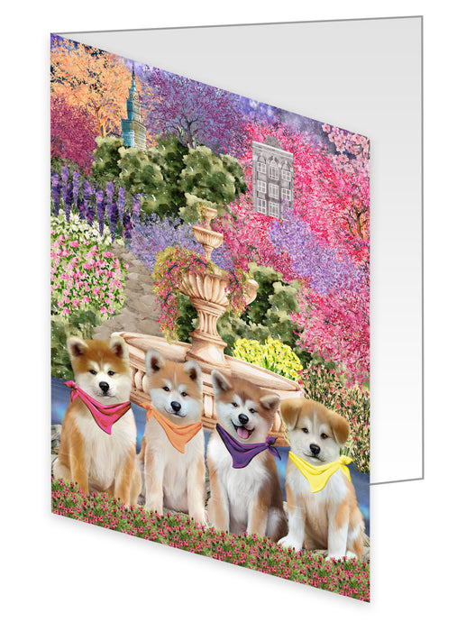 Akita Greeting Cards & Note Cards with Envelopes: Explore a Variety of Designs, Custom, Invitation Card Multi Pack, Personalized, Gift for Pet and Dog Lovers