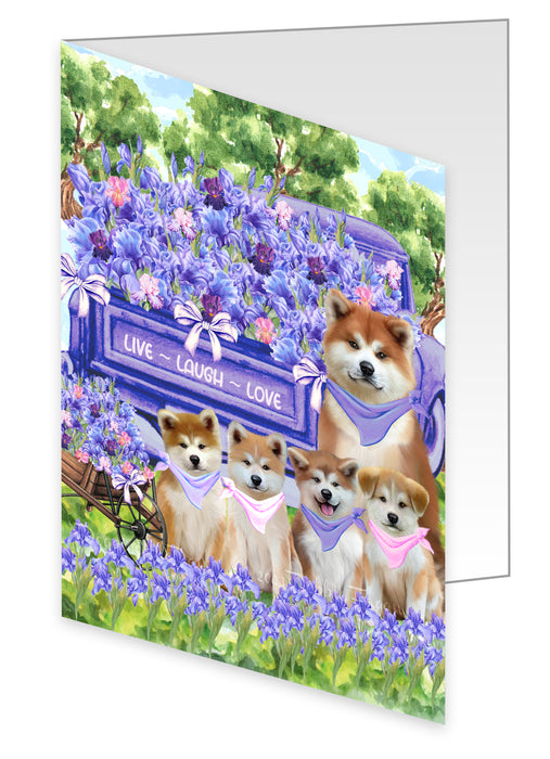 Akita Greeting Cards & Note Cards with Envelopes, Explore a Variety of Designs, Custom, Personalized, Multi Pack Pet Gift for Dog Lovers