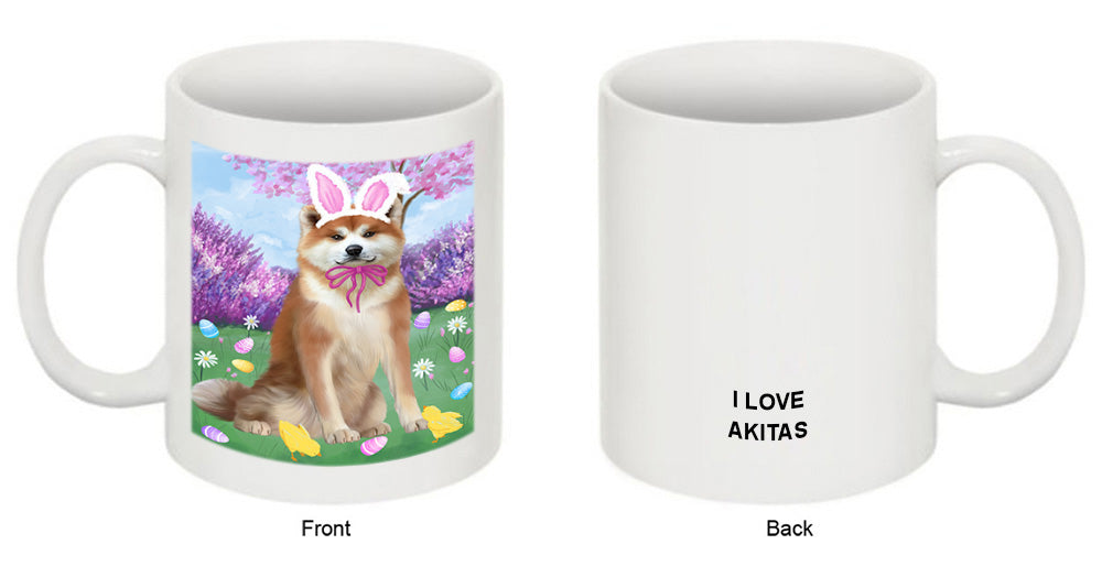 Easter Holiday Akita Dog Coffee Mug MUG52258