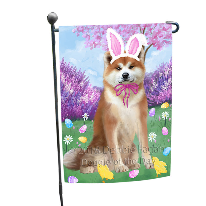 Easter Holiday Akita Dog Garden Flag GFLG57518
