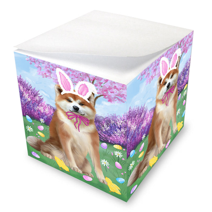 Easter Holiday Akita Dog Note Cube NOC54977