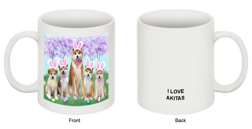 Easter Holiday Akitas Dog Coffee Mug MUG52259