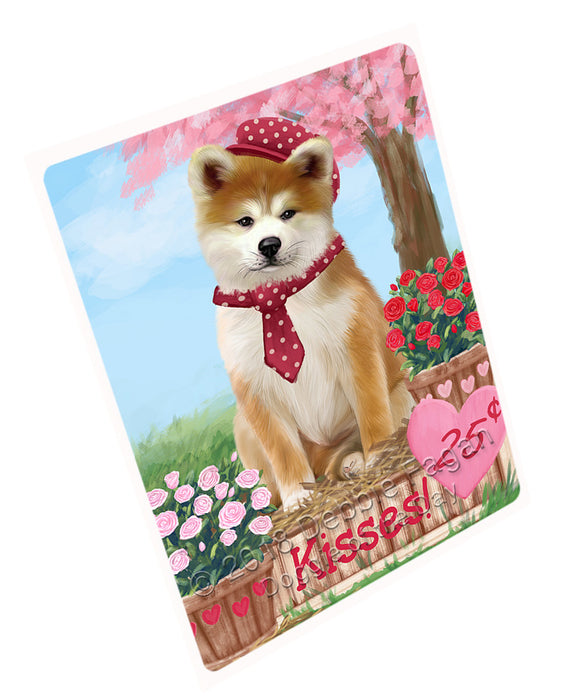 Rosie 25 Cent Kisses Akita Dog Magnet MAG72414 (Small 5.5" x 4.25")