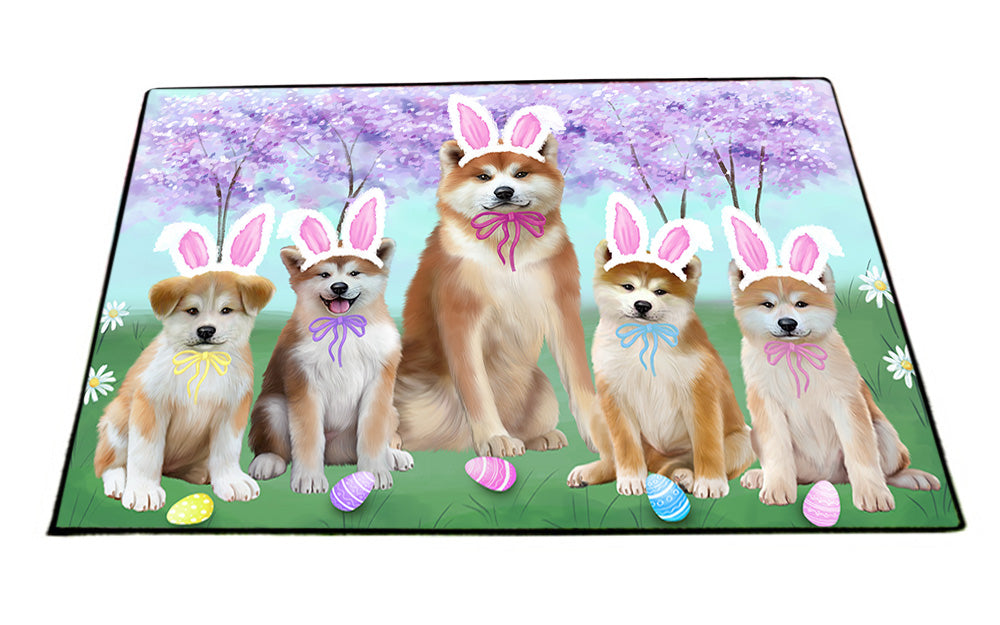 Easter Holiday Akitas Dog Floormat FLMS53730