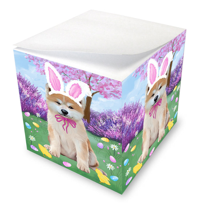 Easter Holiday Akita Dog Note Cube NOC54979