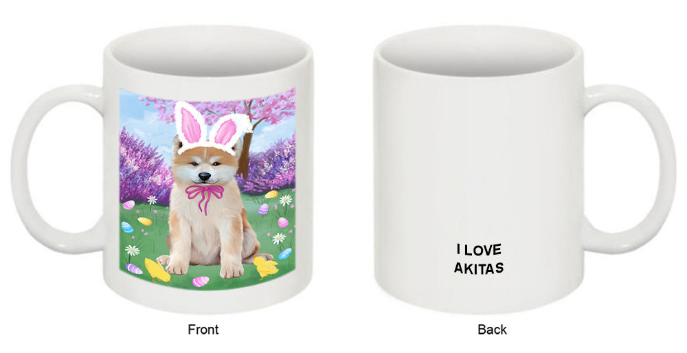 Easter Holiday Akita Dog Coffee Mug MUG52260