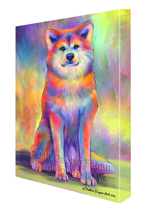 Paradise Wave Akita Dog Canvas Print Wall Art Décor CVS132371