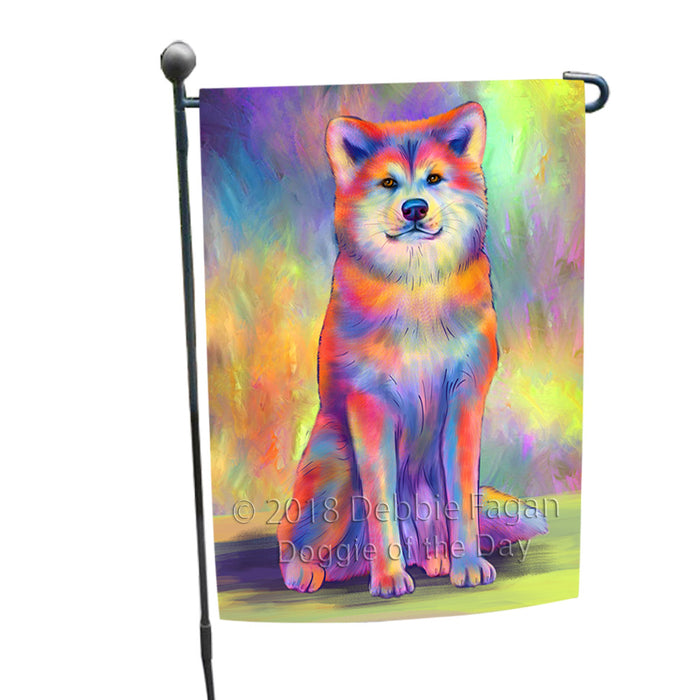 Paradise Wave Akita Dog Garden Flag GFLG57311