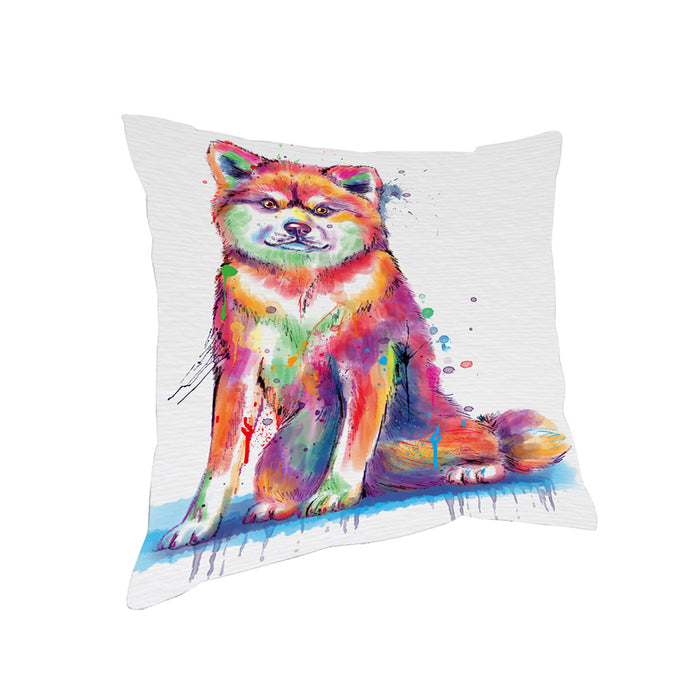 Watercolor Akita Dog Pillow PIL83716